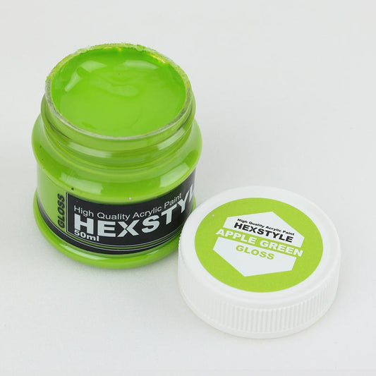 HEXSTYLE GLOSS APPLE GREEN 50ml