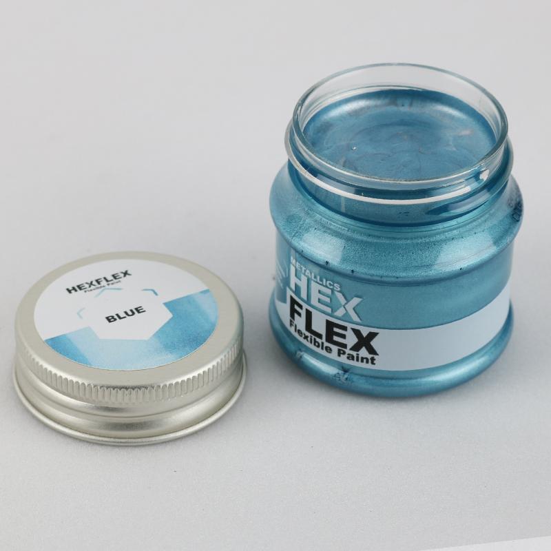HEXFLEX METALLIC PAINTS BLUE 50ml