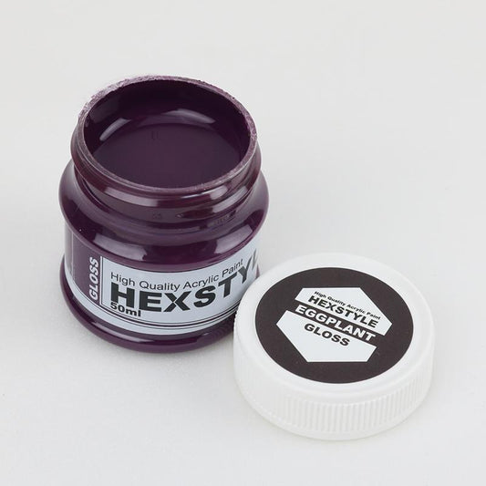 HEXSTYLE GLOSS EGGPLANT 50ml